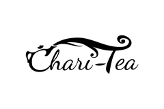 Chari-Tea Logo: Creative Direction, Art Direction, Graphic Design, Illustration, Custom Lettering