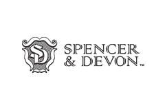 Spencer & Devon Logo: Creative Direction, Art Direction, Graphic Design, Illustration, Custom Lettering
